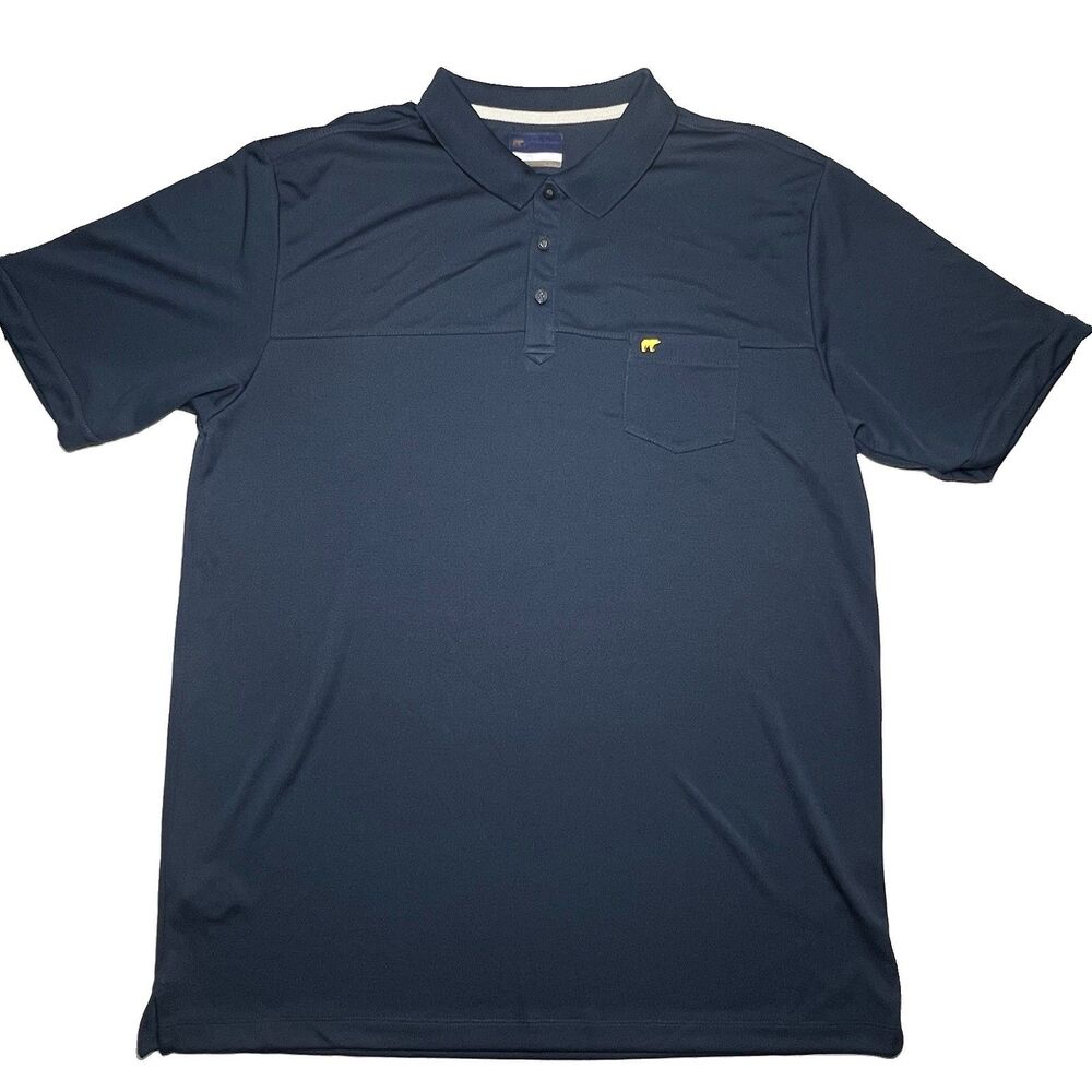 2XL - Men - Jack Nicklaus Golden Bear Blue Polo Mood Indigo